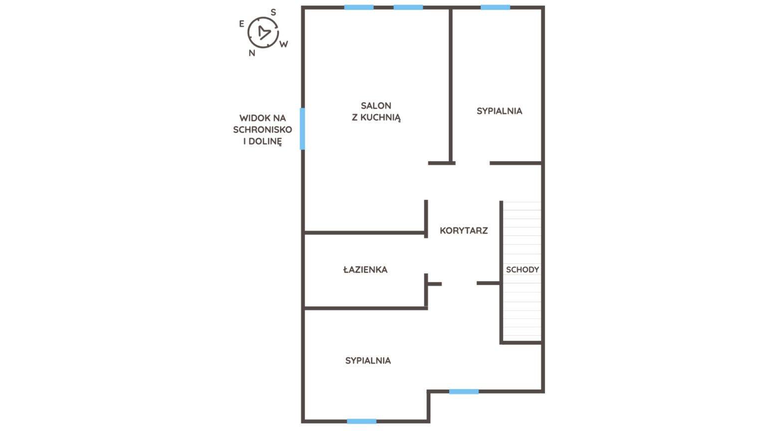 Apartament Zielony w Spalonej