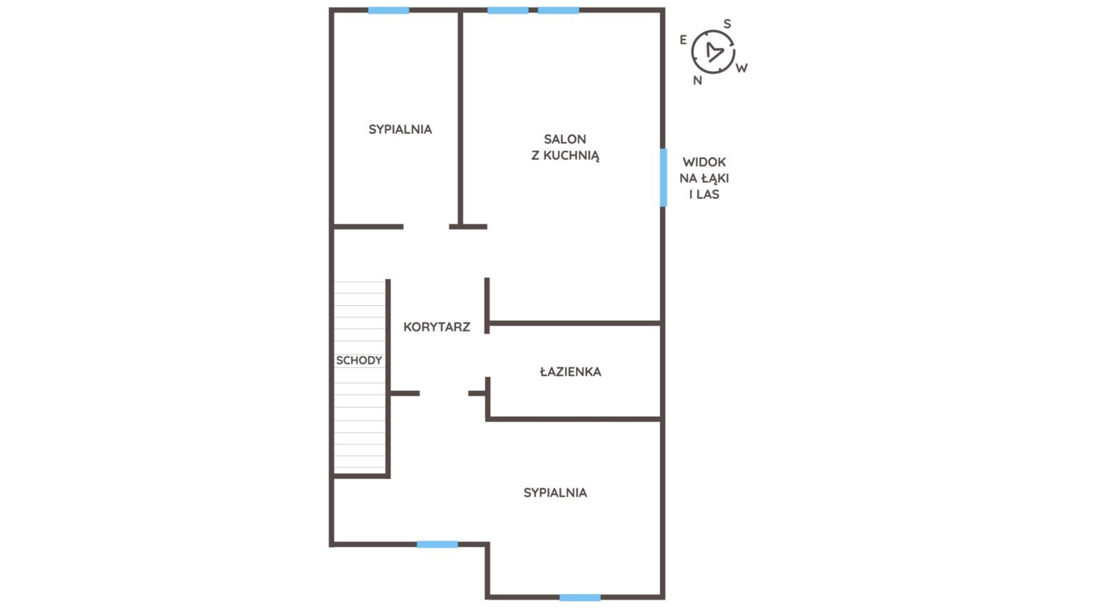 Spalona apartament czerwony