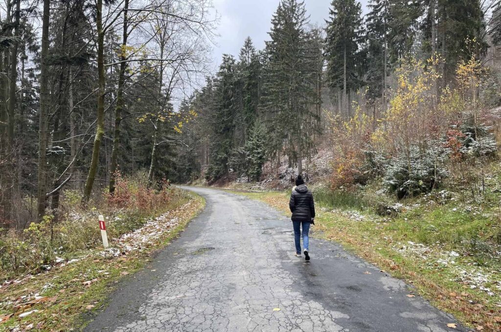 wycieczka autostrada sudecka bieganie