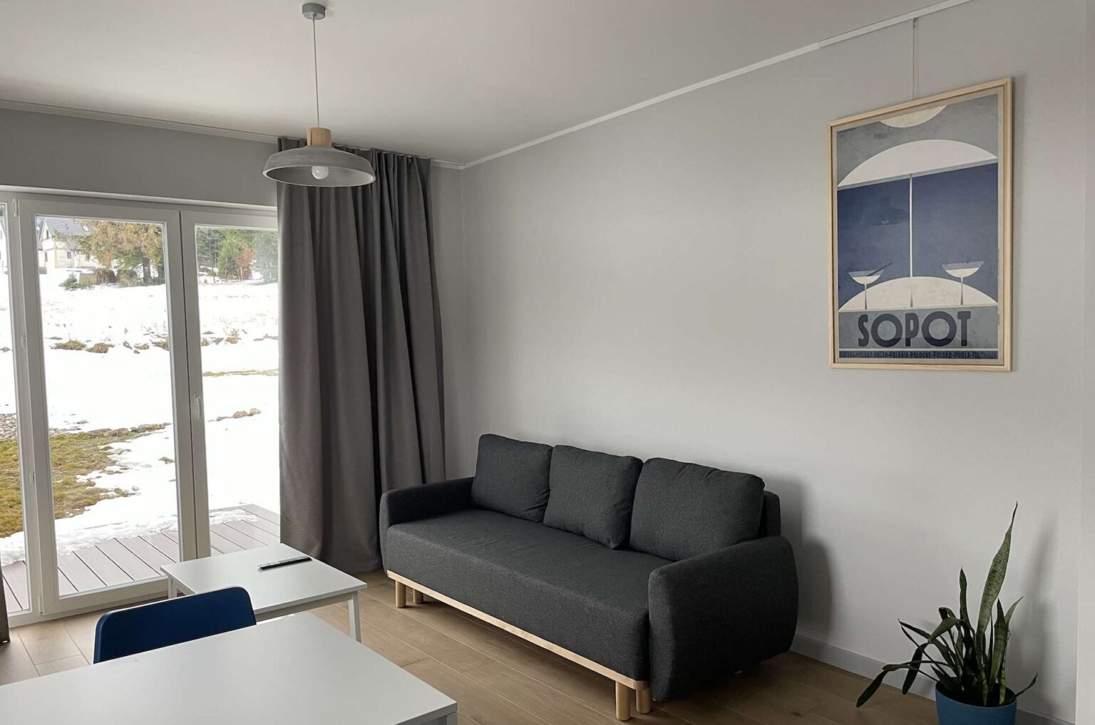 spalona sport apartament niebieski z tarasem