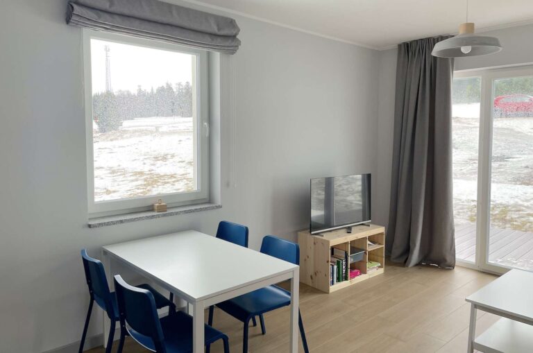 spalona sport apartament niebieski salon