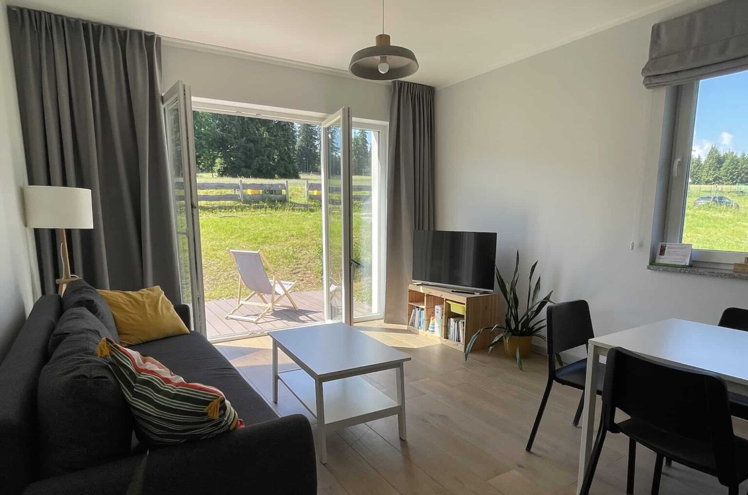 apartament z widokiem i tarasem