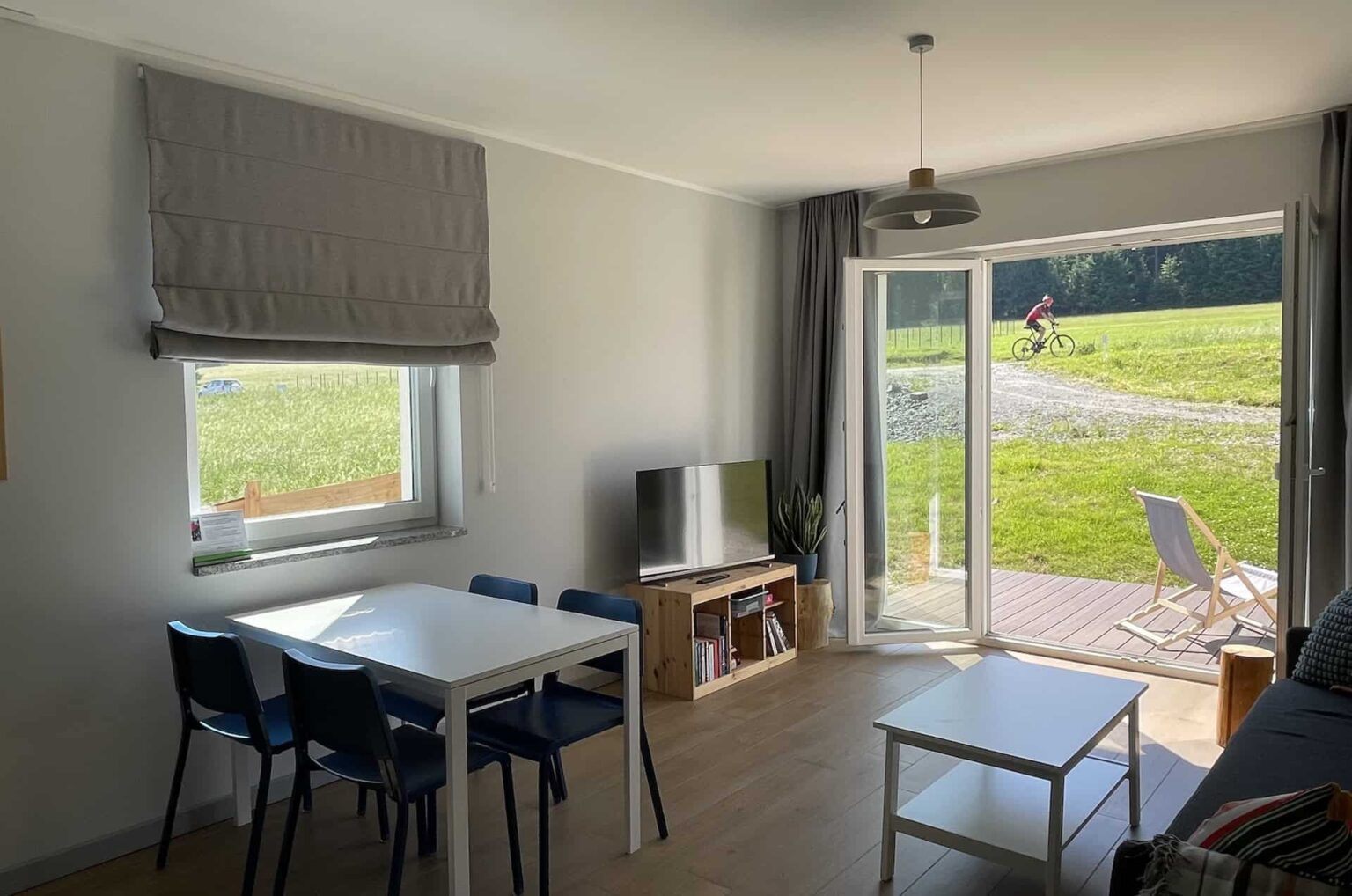 dom przy trasach rowerowych apartament niebieski